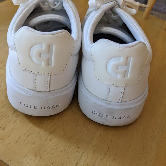 Cole Haan Grand Crosscourt Traveler White Men's 8 Leather Oxford Sneaker C36656 - Picture 5 of 9